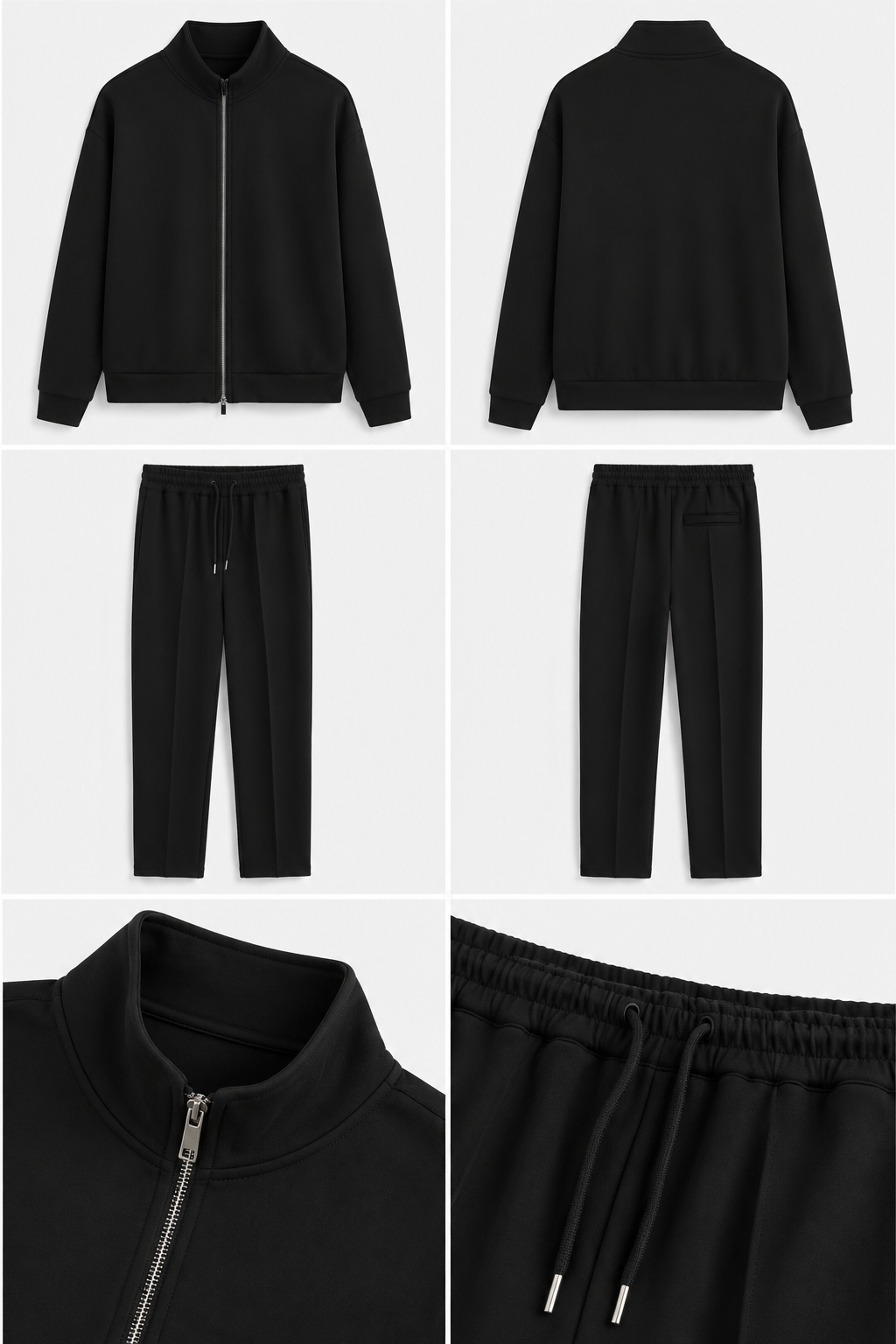 Premium Zip Track Set – Schwarz