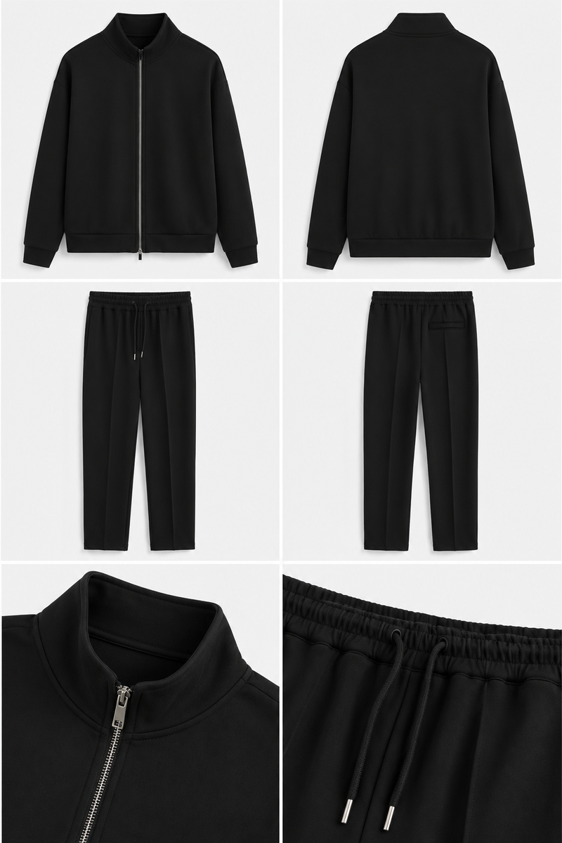 Premium Zip Track Set – Black